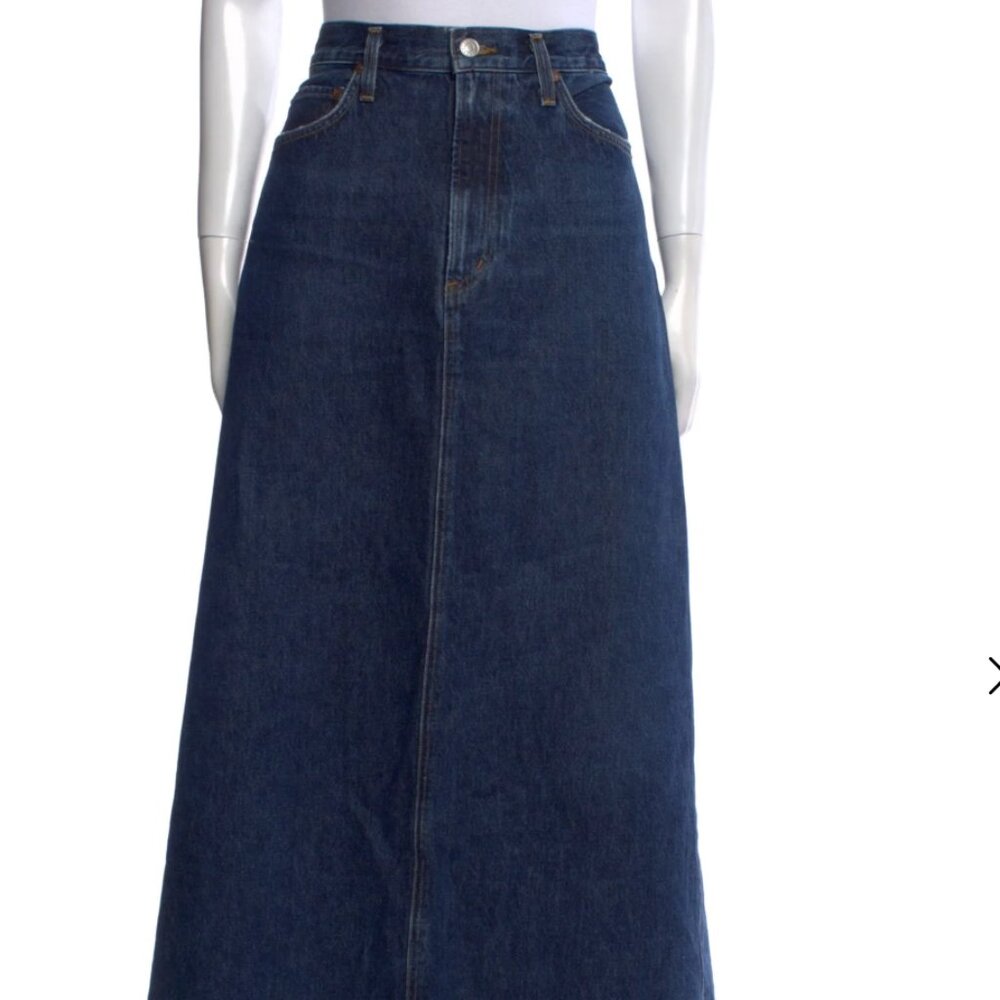 AGOLDE Midi Length Skirt